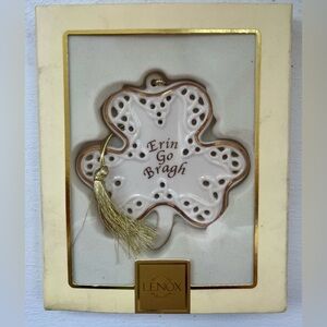 Lenox Shamrock Porcelain Ornament